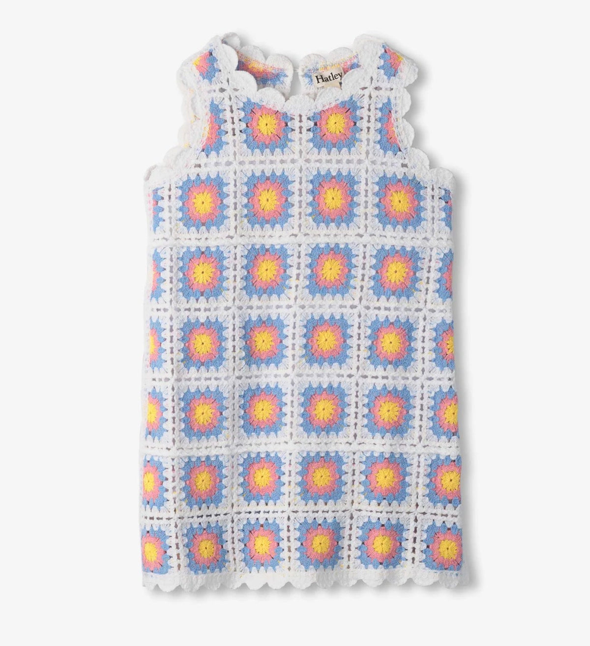 Buttercup sleeveless crochet dress