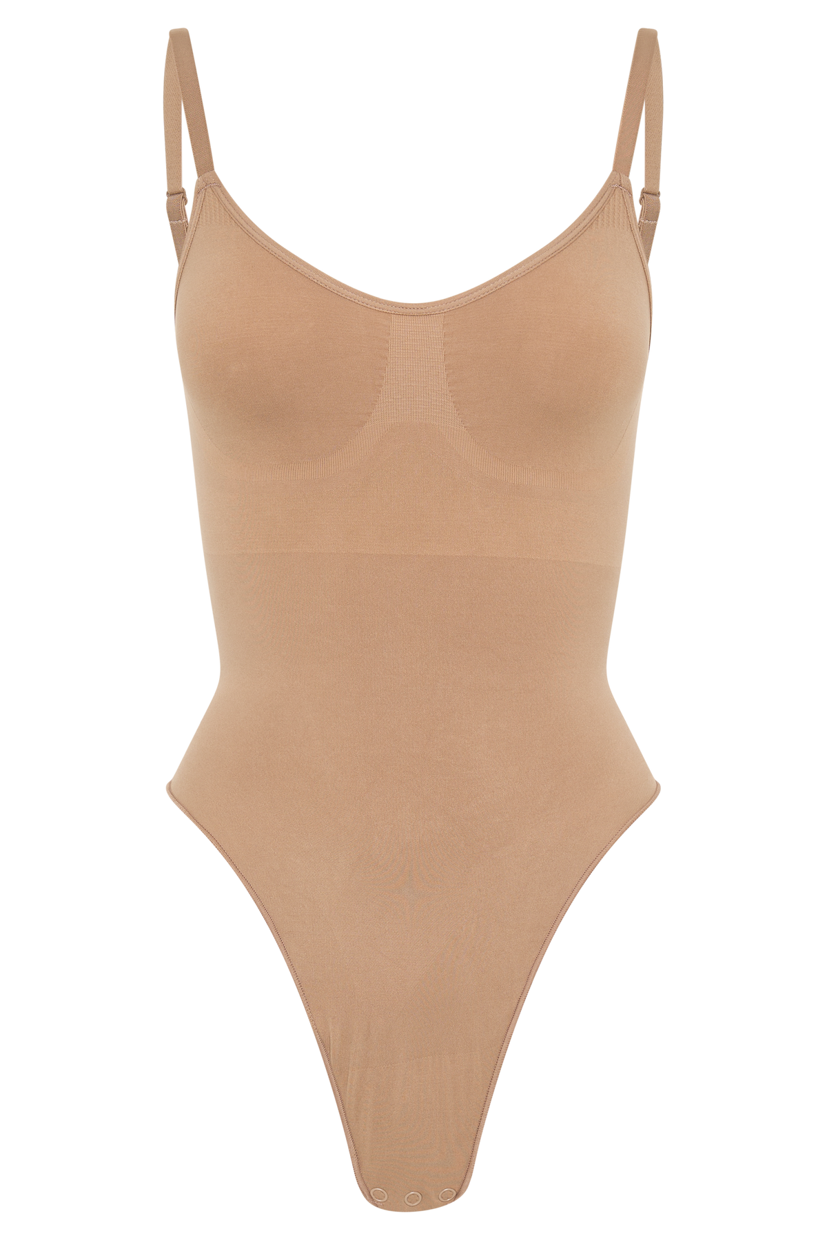 Alyssa Backless Shapewear Bodysuit - Latte