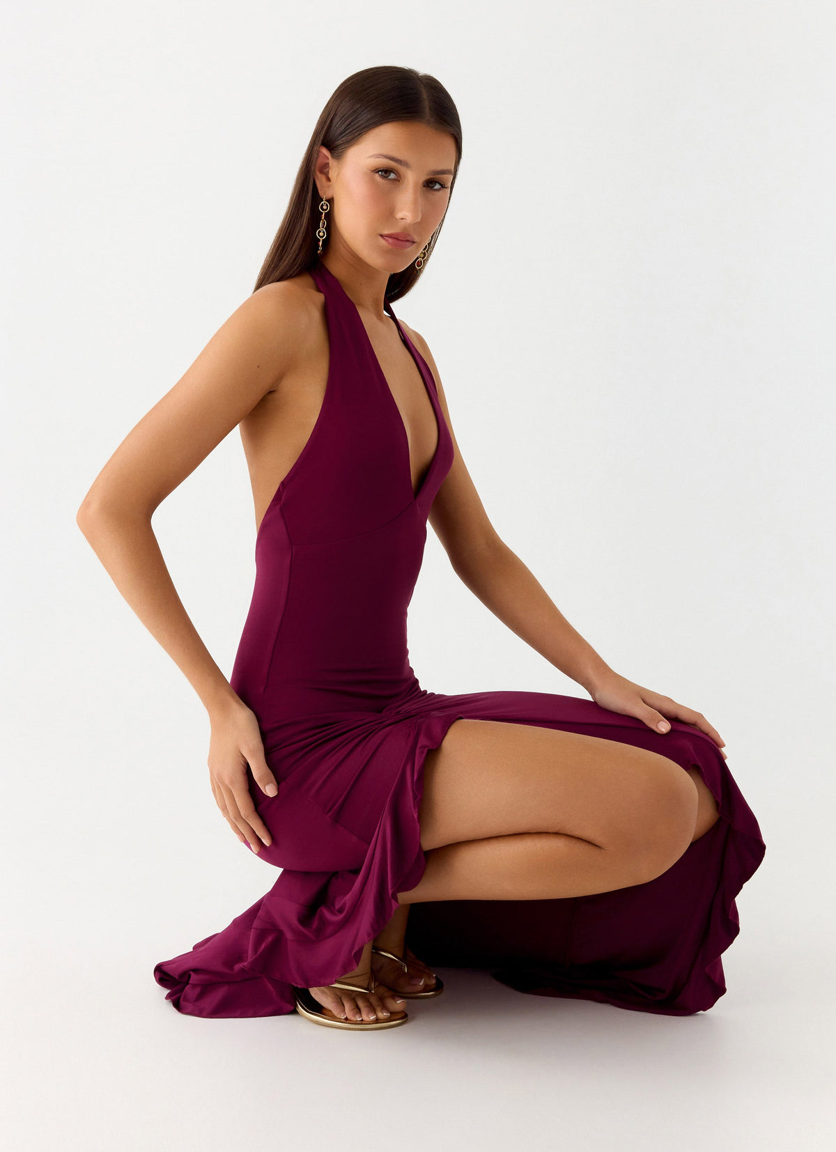 Charmed By You Maxi Dress - Plum