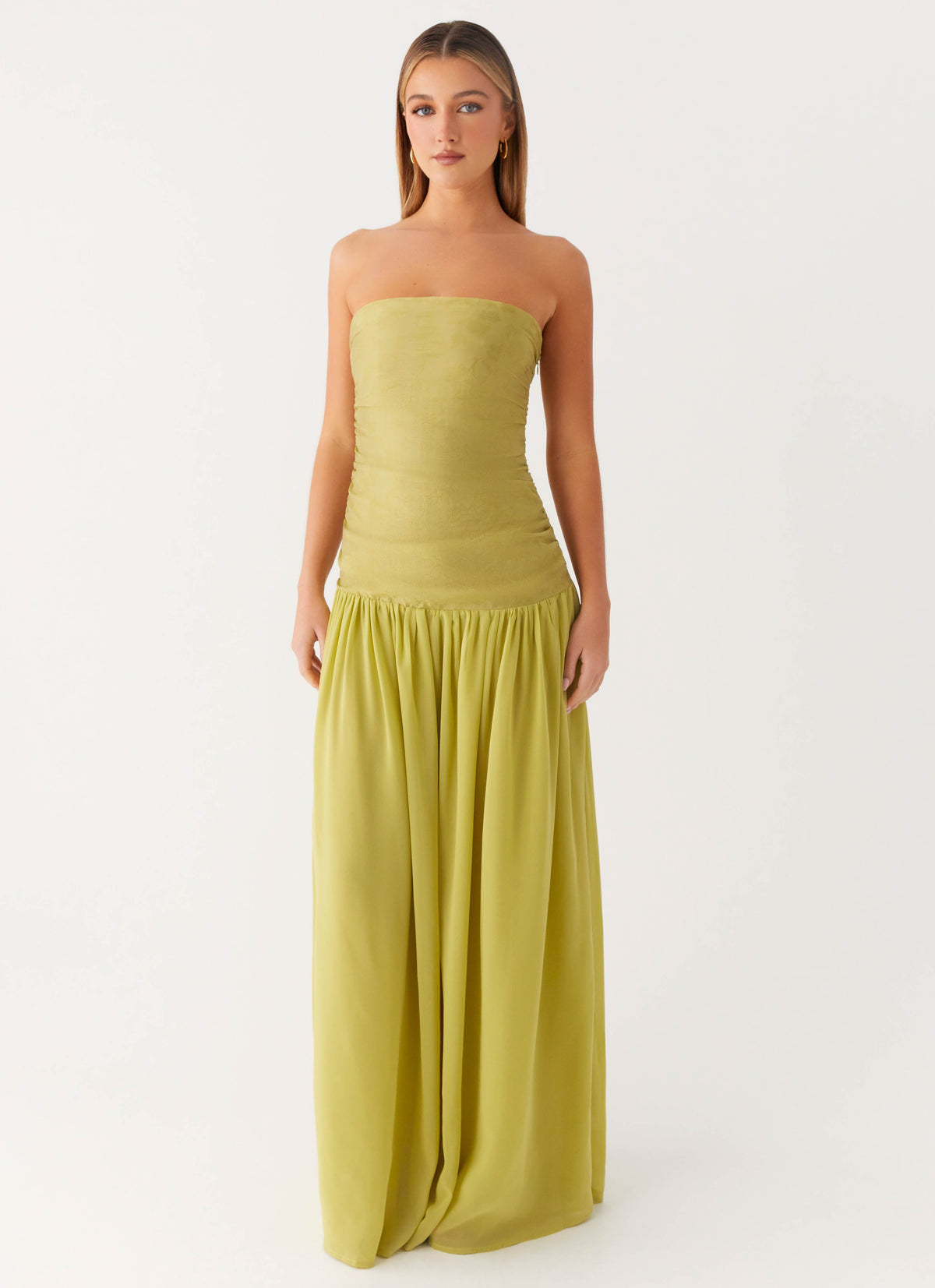 Dreamer Maxi Dress - Lime Zest