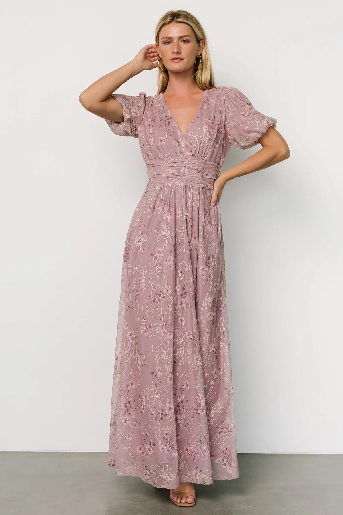 Ardley Maxi Dress | Vintage Plum Floral