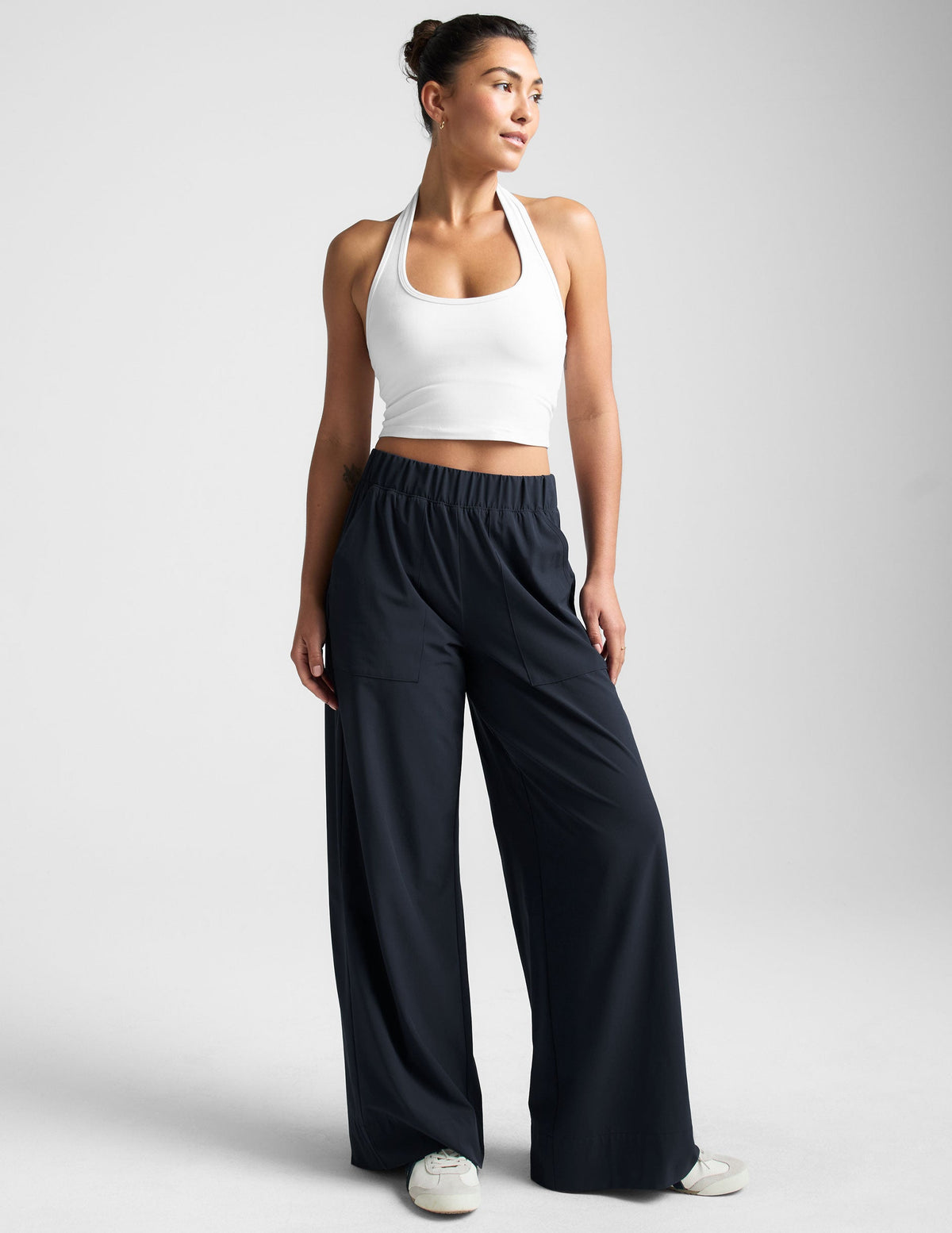 Spacedye™ Well Rounded Cropped Halter Tank