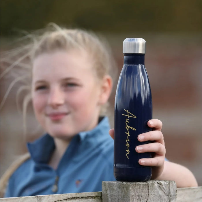 Aubrion SS23 Team Water Bottle: Navy