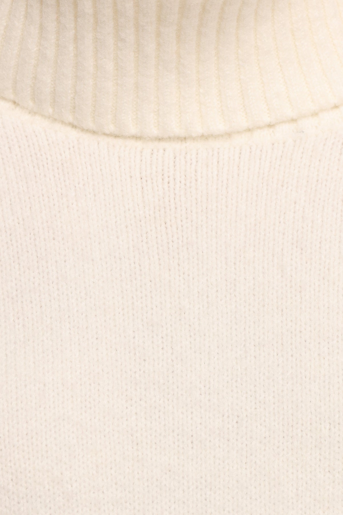 Bindy Cowlneck Knit Sweater - White