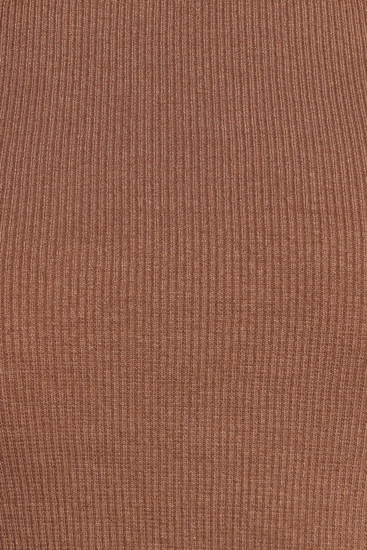 Ari Ribbed Tank - Mocha