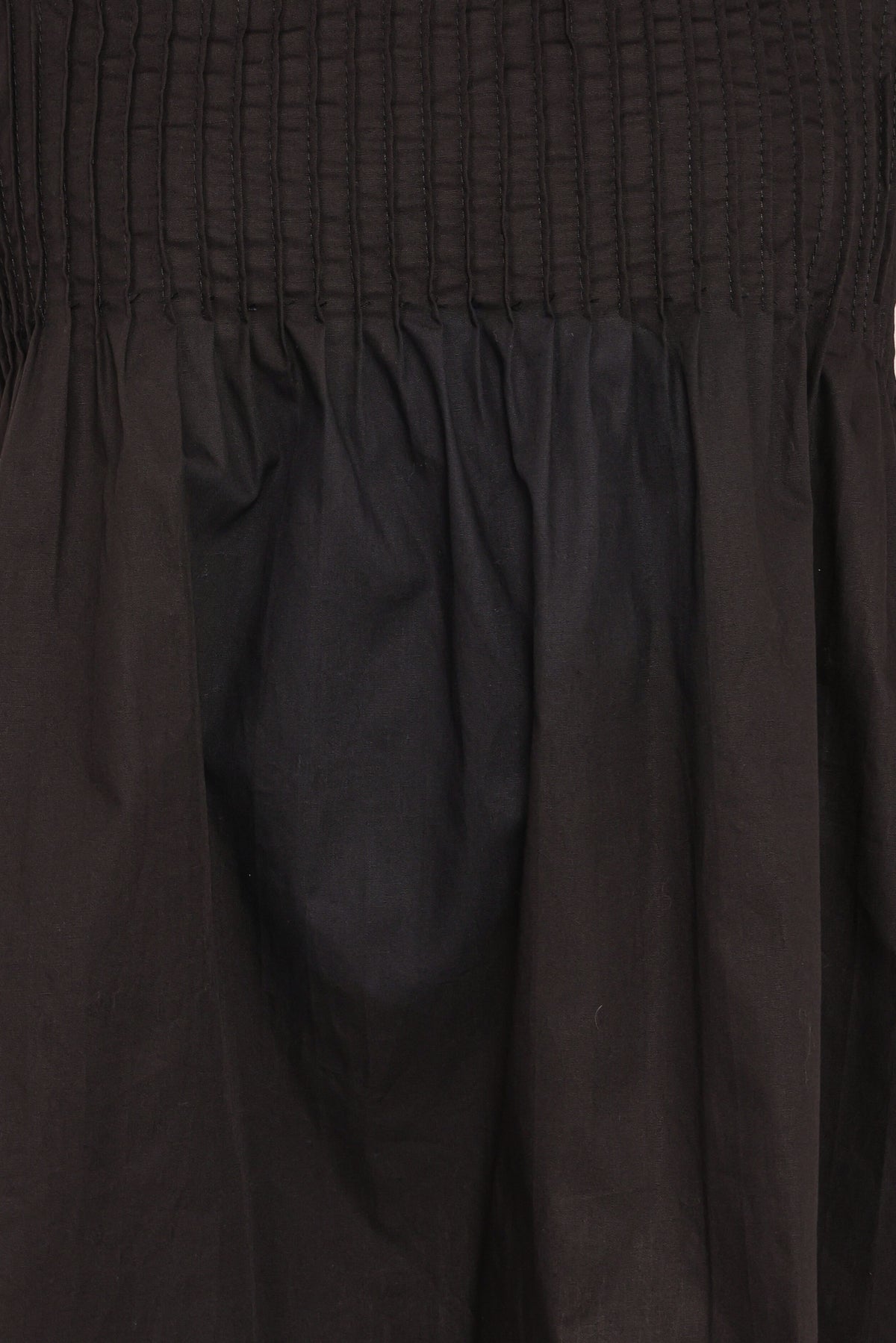 Carson Pleated Top - Black