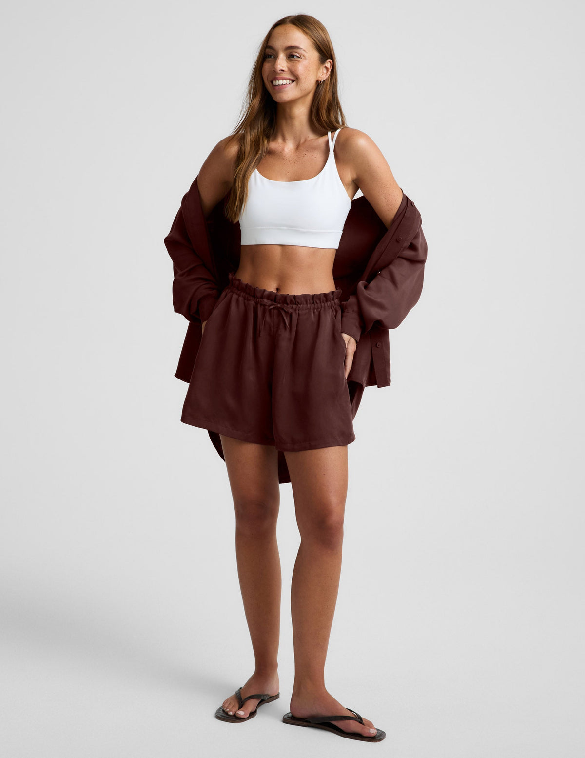 Sunkissed Cupro Drawstring Short