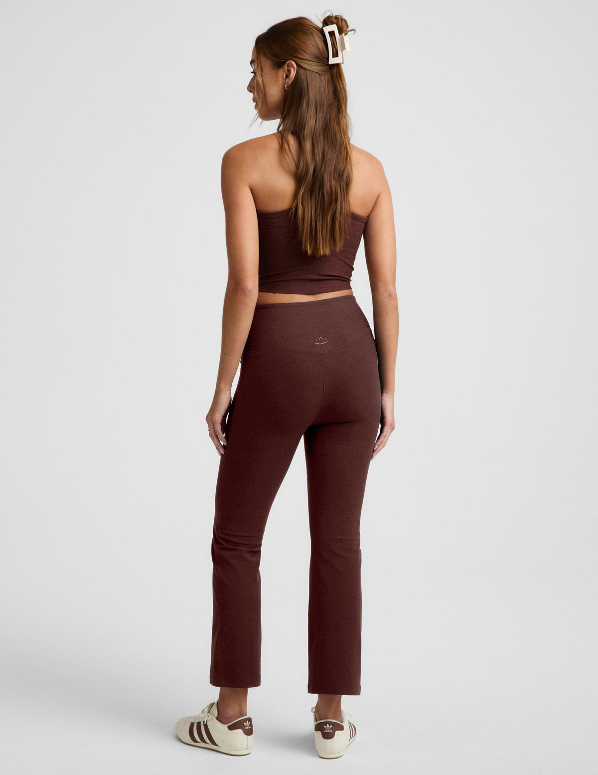 Spacedye™ Pintuck Kick Flare High Waisted Pant