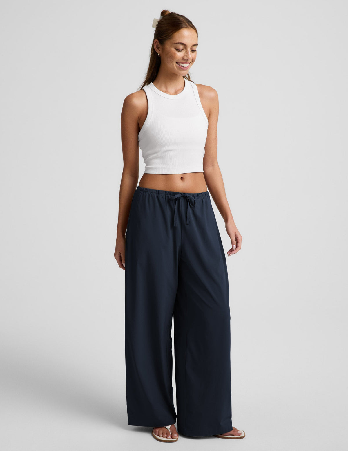 Solstice Drawstring Wide Leg Pant 29"