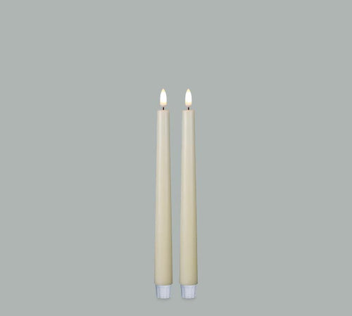 Candle Patria 11” Ivory Tapered (set of 2)