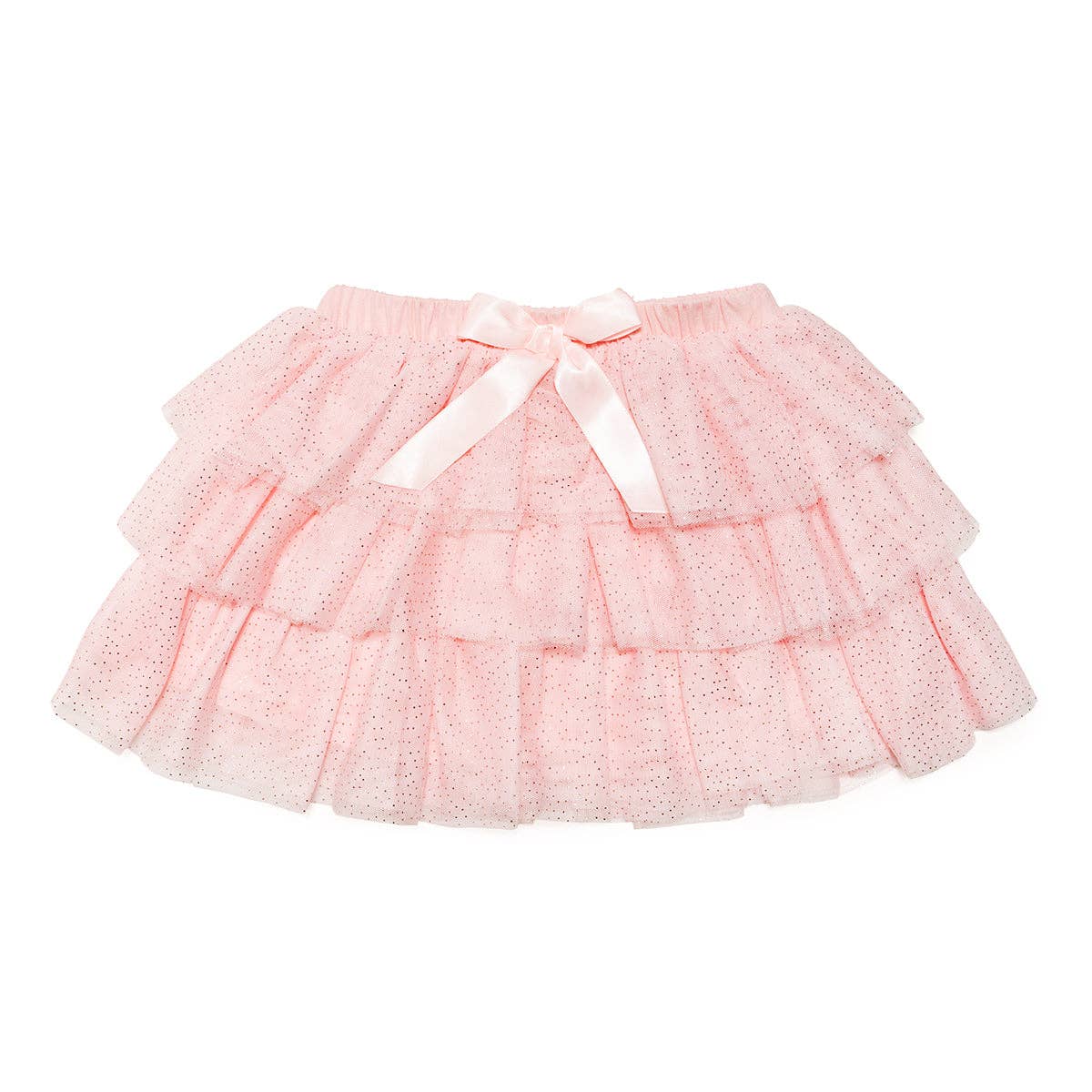 Ballet Bow Tiered Tutu - Kids Dress Up Skirt - Coquette: 1-2Y