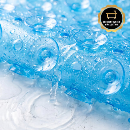 Extended Bathtub Floor Mat – Premium PVC Safety Mat with Massage Points for Home Spa Comfort