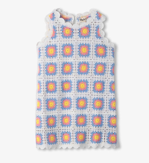 Buttercup sleeveless crochet dress