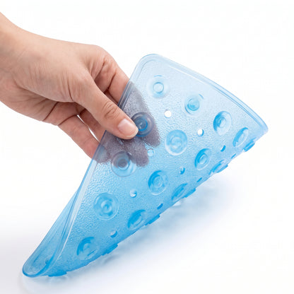 Extended Bathtub Floor Mat – Premium PVC Safety Mat with Massage Points for Home Spa Comfort