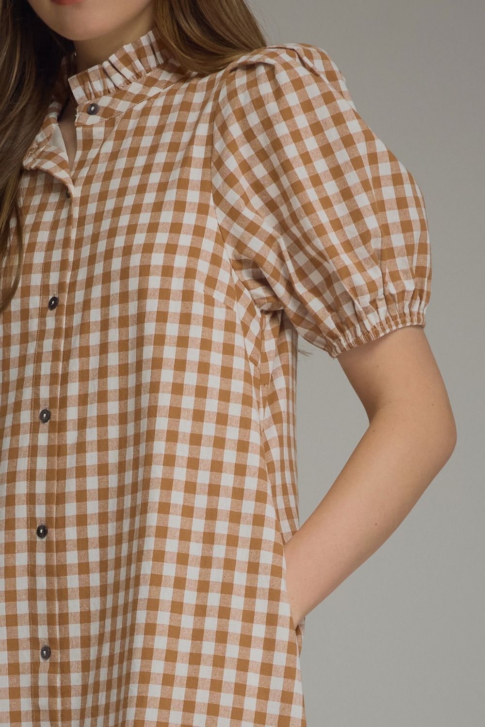 Carmel plaid dress