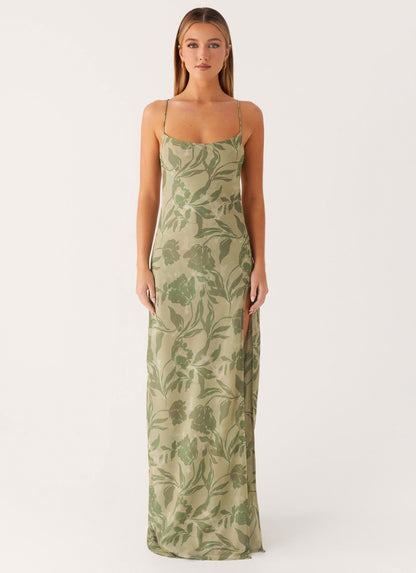 Alouette Maxi Dress - Jade Fern