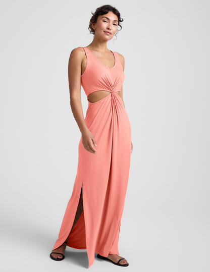 Maxi Around The World Front Twist Dress