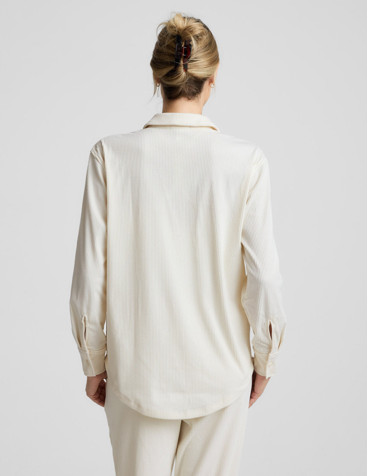 Breathe Easy Comfort Cord Button Up