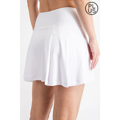 BACK PLEAT SKORT