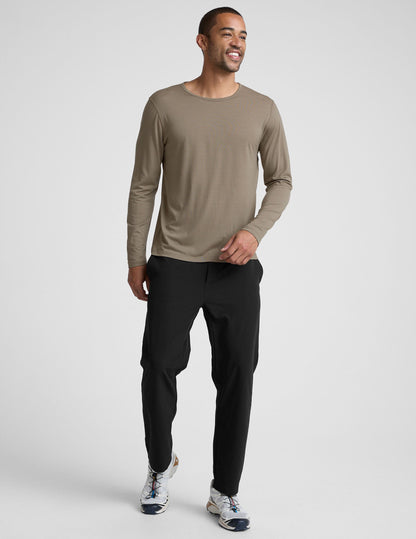 Merino Wool Men's Long Sleeve Crew