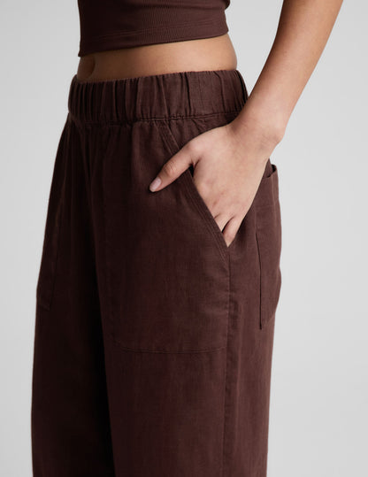 SoftWash Linen Easy Wide Leg Pant 29"