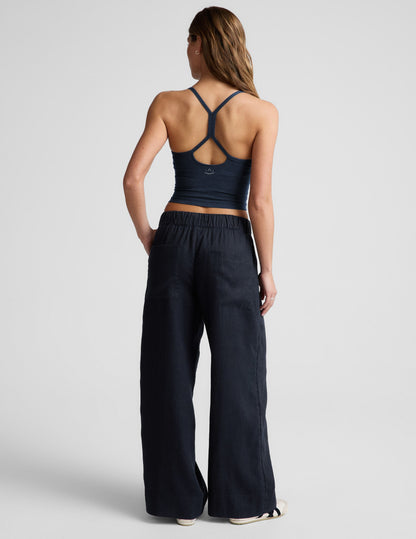 SoftWash Linen Easy Wide Leg Pant 29"