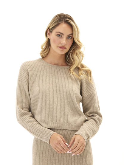 Yvonne Cozy Rib Pullover Sweater