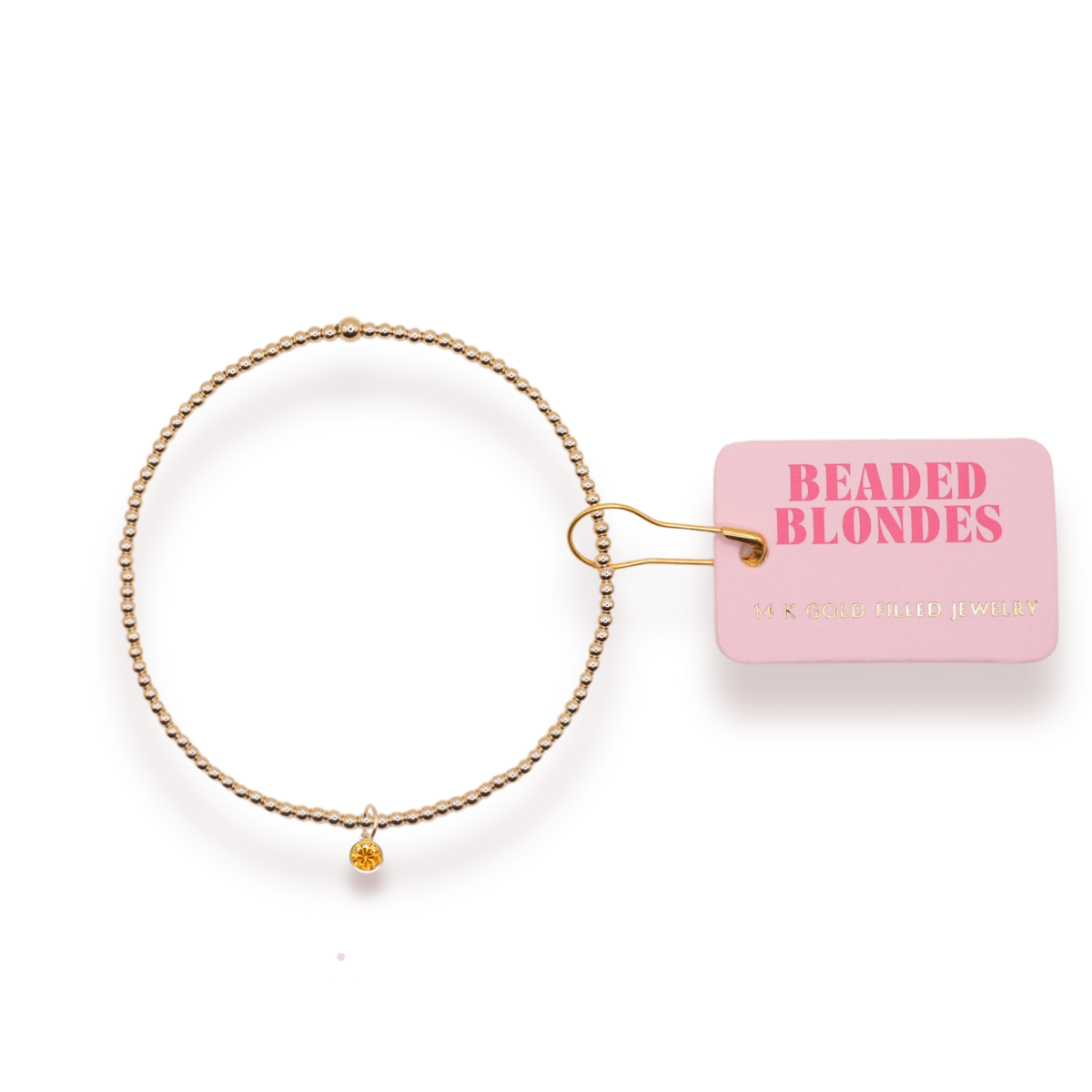 Birthstone Charm Bracelets: Petite 6.25 inch