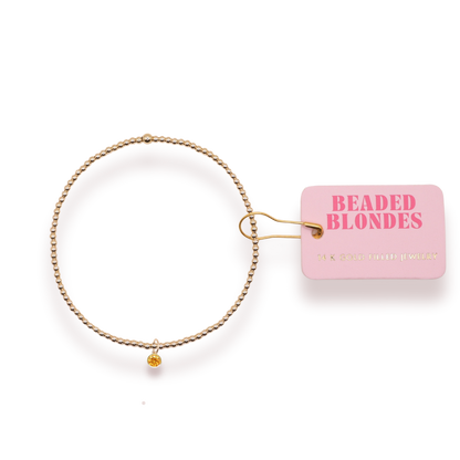 Birthstone Charm Bracelets: Petite 6.25 inch