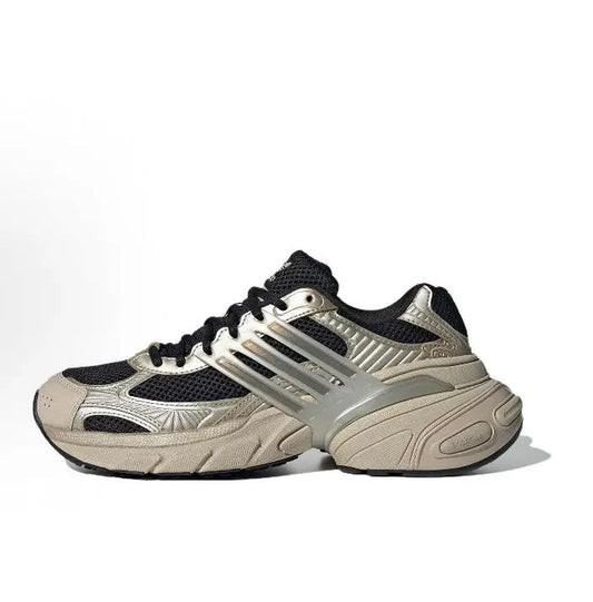 Adidas Adistar XLG sneakers, black/silver/beige, mesh upper, lace-up design