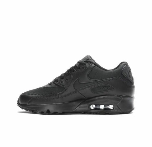 Nike Air Max 90 sneaker in black with visible Air unit