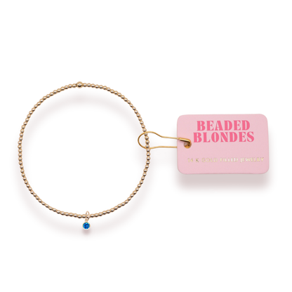 Birthstone Charm Bracelets: Petite 6.25 inch