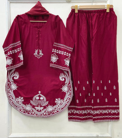Bella | 3PC Lawn Cotton D-650