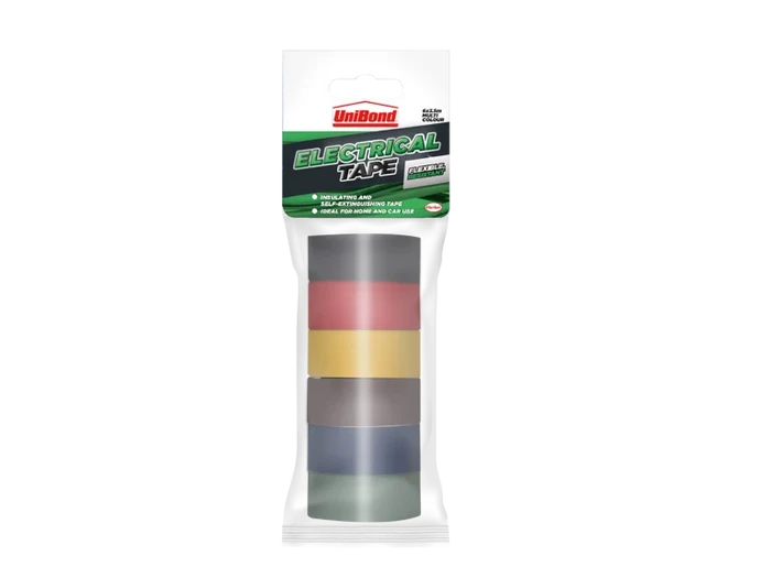 Electrical Tape (6 Colour Pack) 19mm x 3.5m