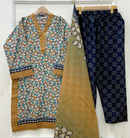 Embroidered | Lawn 3PC D-679