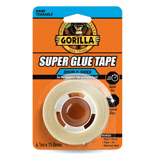 Gorilla Super Glue Tape 15.8mm x 6.1m