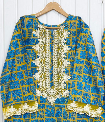 Margarita | Lawn Co-ord Set D-755