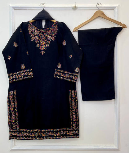 Multi Embroidered 3PC (Khaddar) D-218