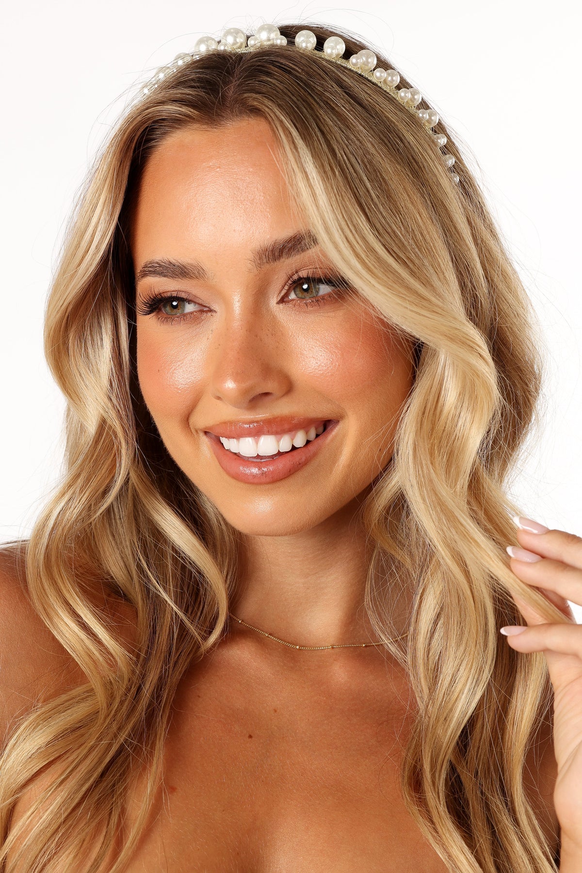 Baylee Headband - Pearl