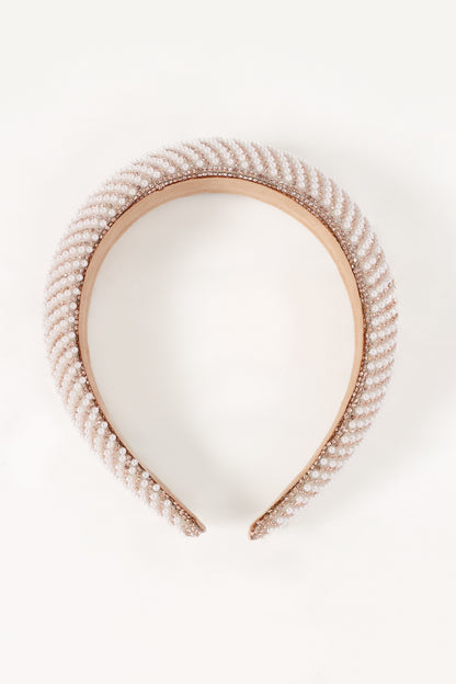 Carey Headband - Pearl