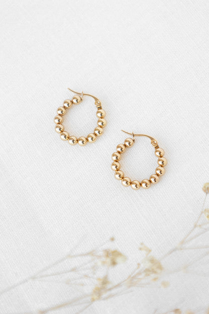 Chloe Hoop Earrings - Gold