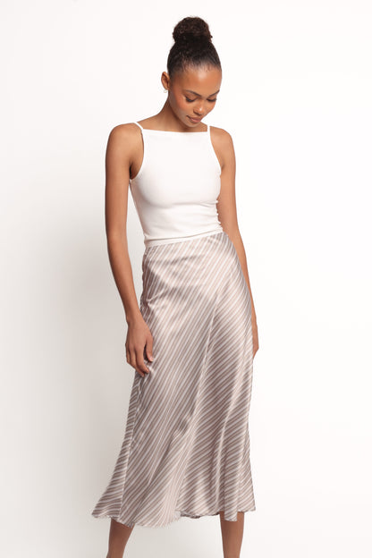 Corrina Midi Skirt - Stripe