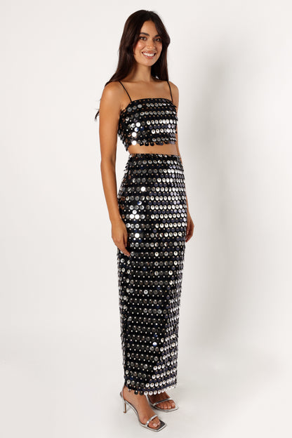 Cortez Maxi Skirt - Black
