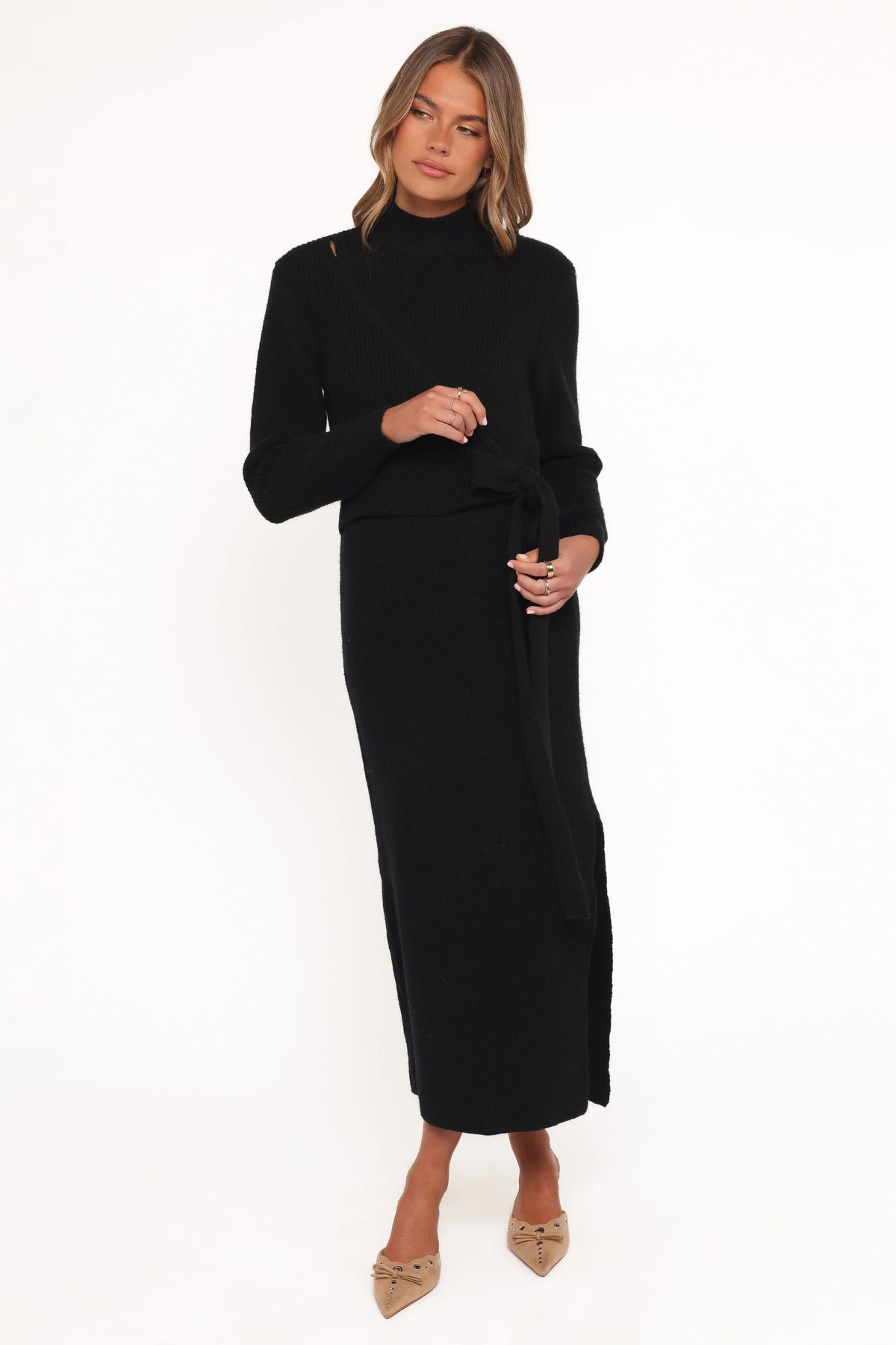 Aerin Knit Dress - Black