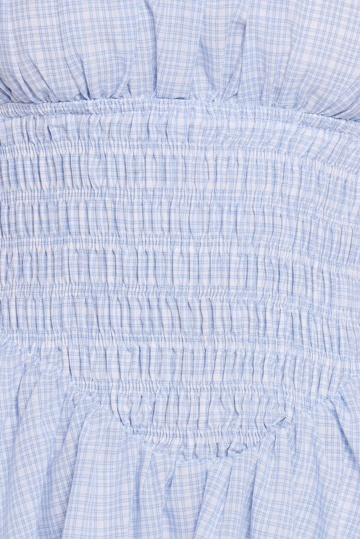 Ayla Mini Dress - Blue Gingham