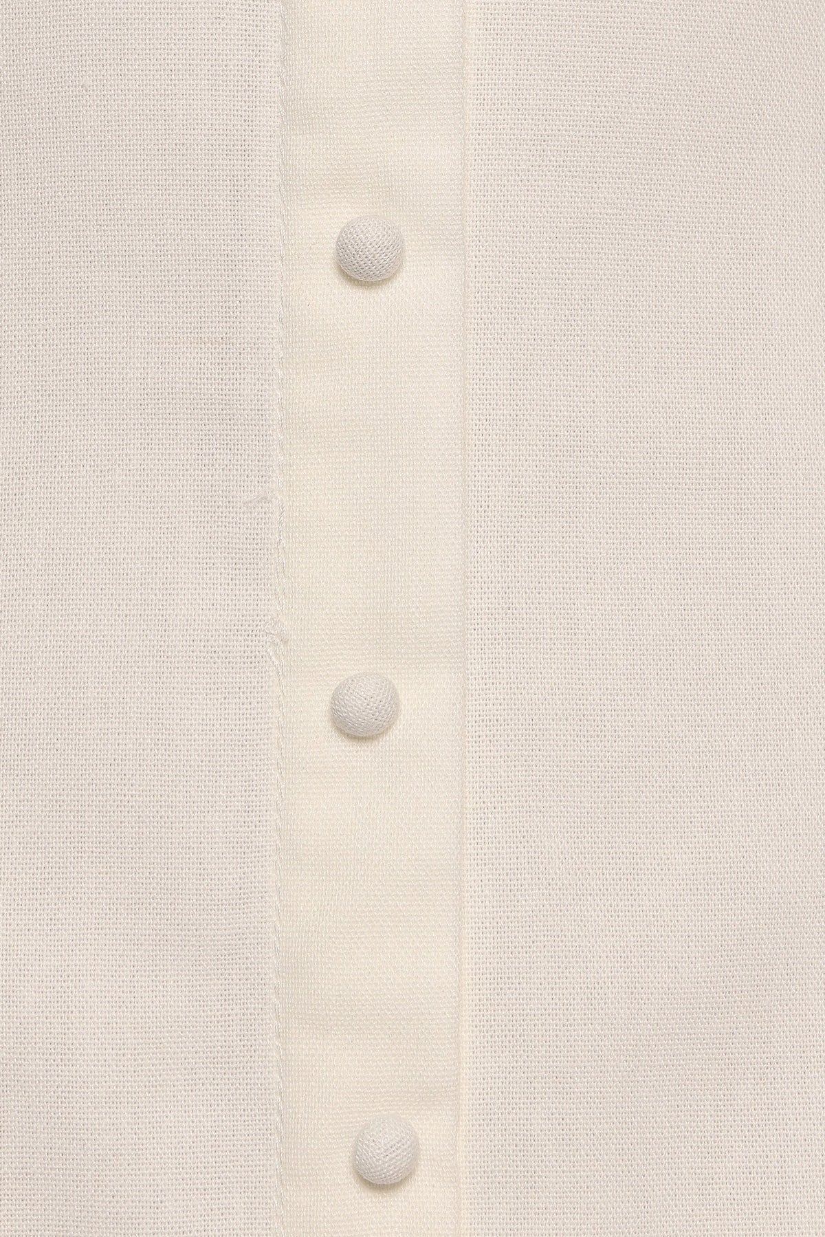 Barbara Midi Button Down Dress - White