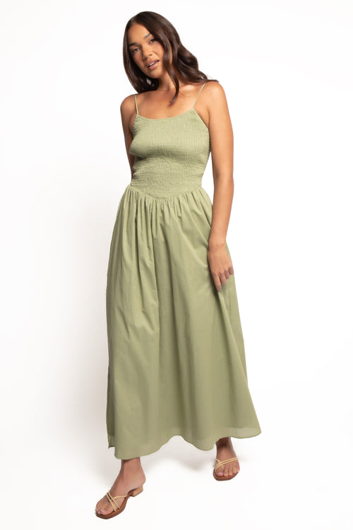 Cagnes Maxi Dress - Olive