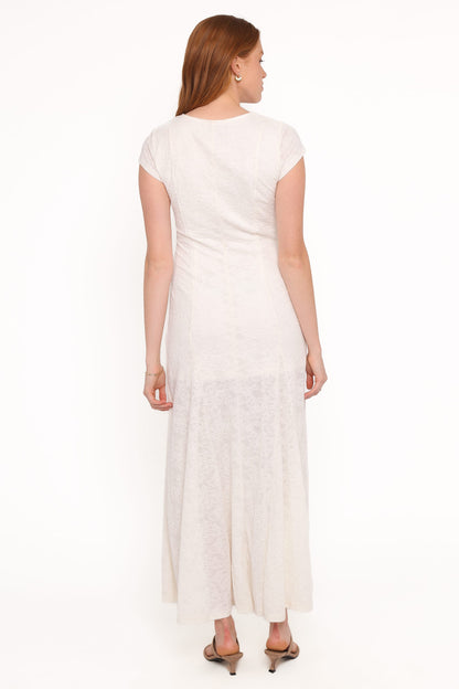 Constance Lace Maxi Dress - White