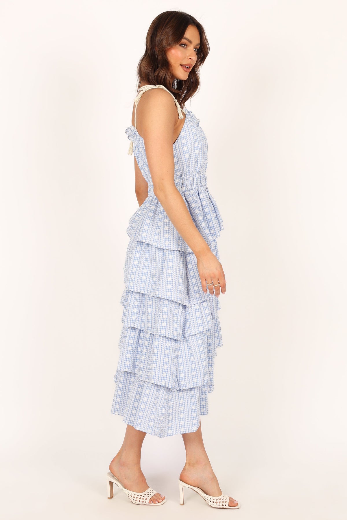 Cora Midi Dress - Blue