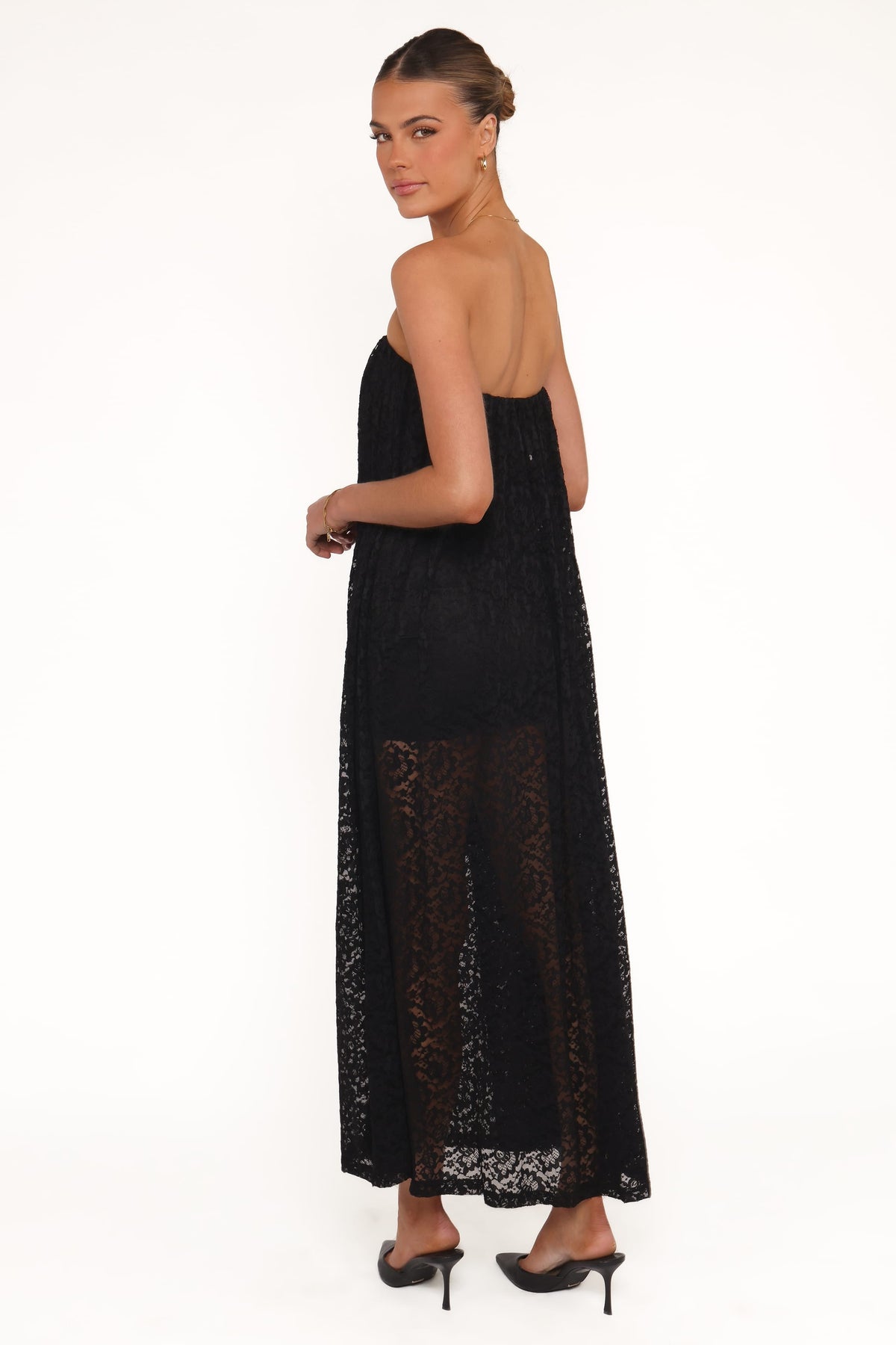 Davina Maxi Dress - Black Lace